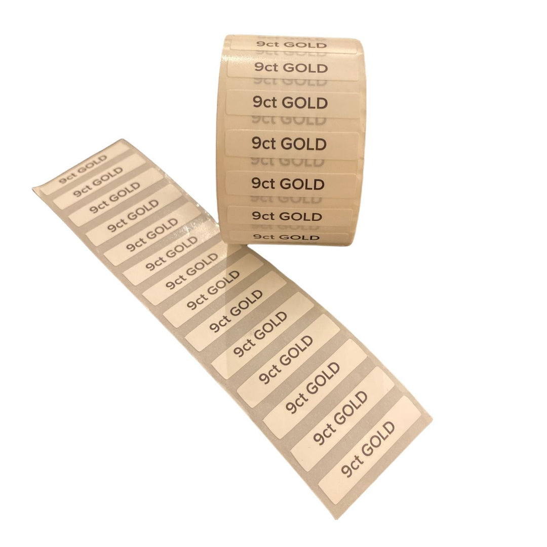 9ct gold Labels - BOX FOR BRITAIN