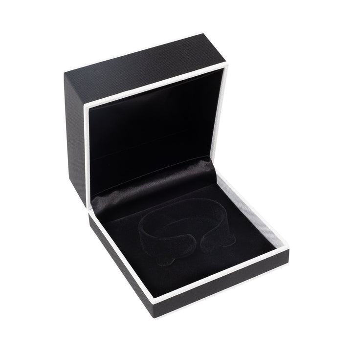 Black and White Deep Bangle Watch Box - BOX FOR BRITAIN