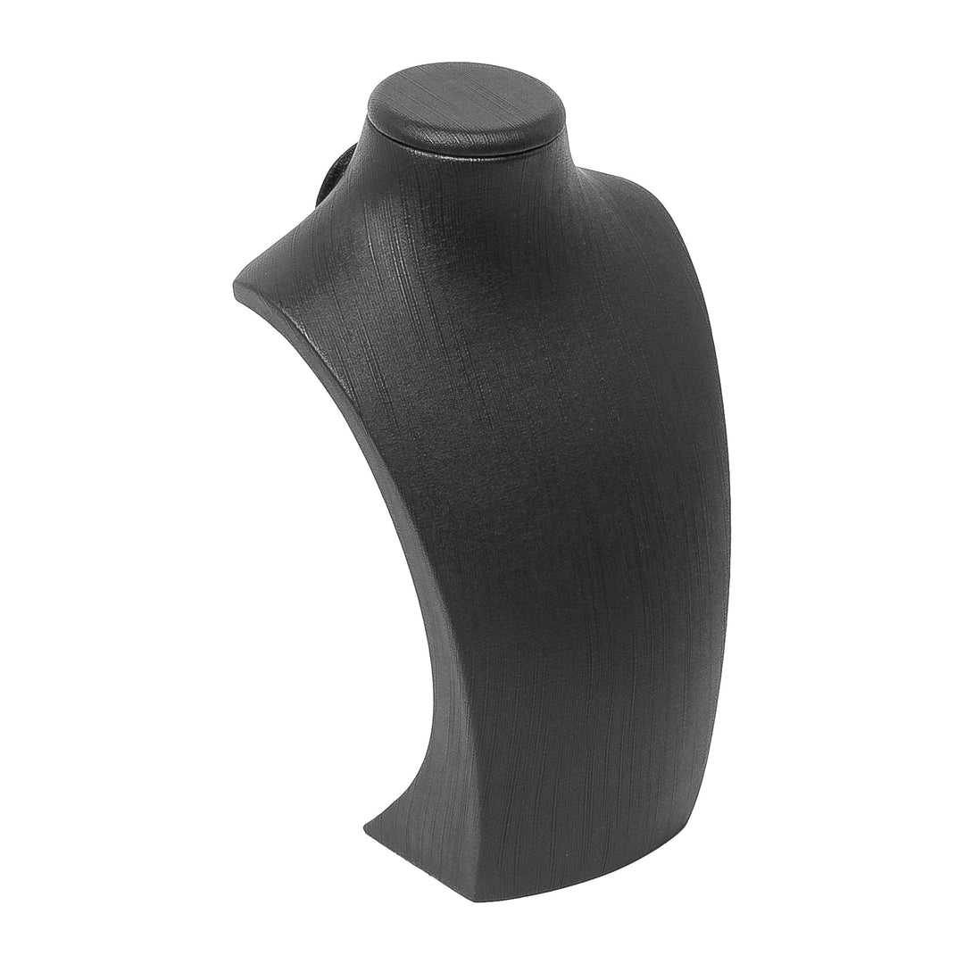 Black Leatherette Wide Bust Medium 26cm - BOX FOR BRITAIN