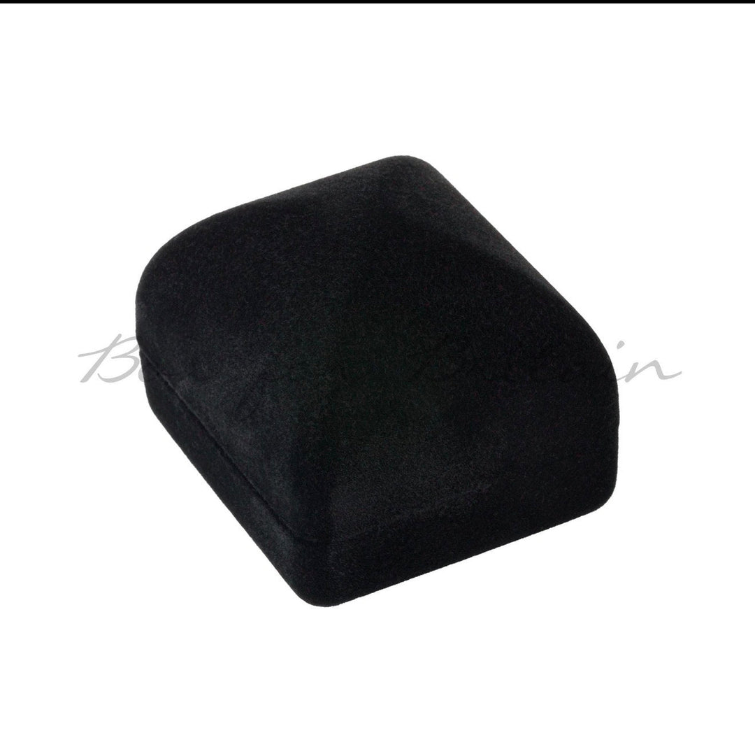 Black Velvet Ring Box - BOX FOR BRITAIN