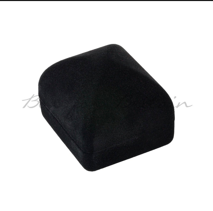 Black Velvet Ring Box - BOX FOR BRITAIN