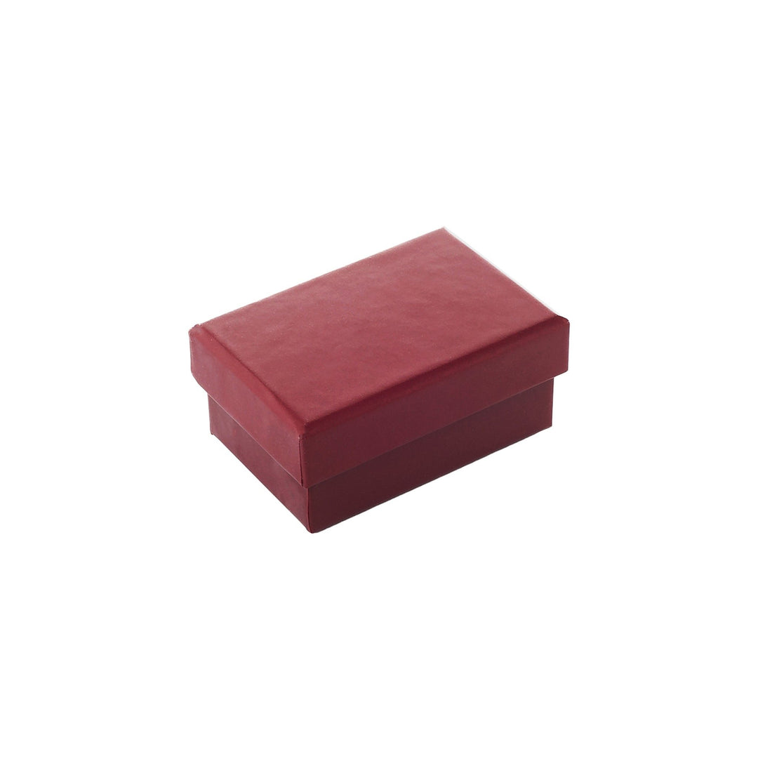 Burgundy Double Ring, Cufflink Box - BOX FOR BRITAIN