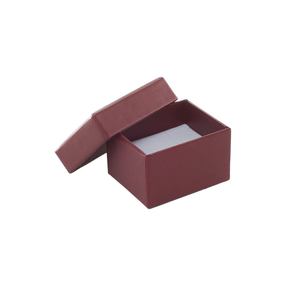 Burgundy Ring Box - BOX FOR BRITAIN