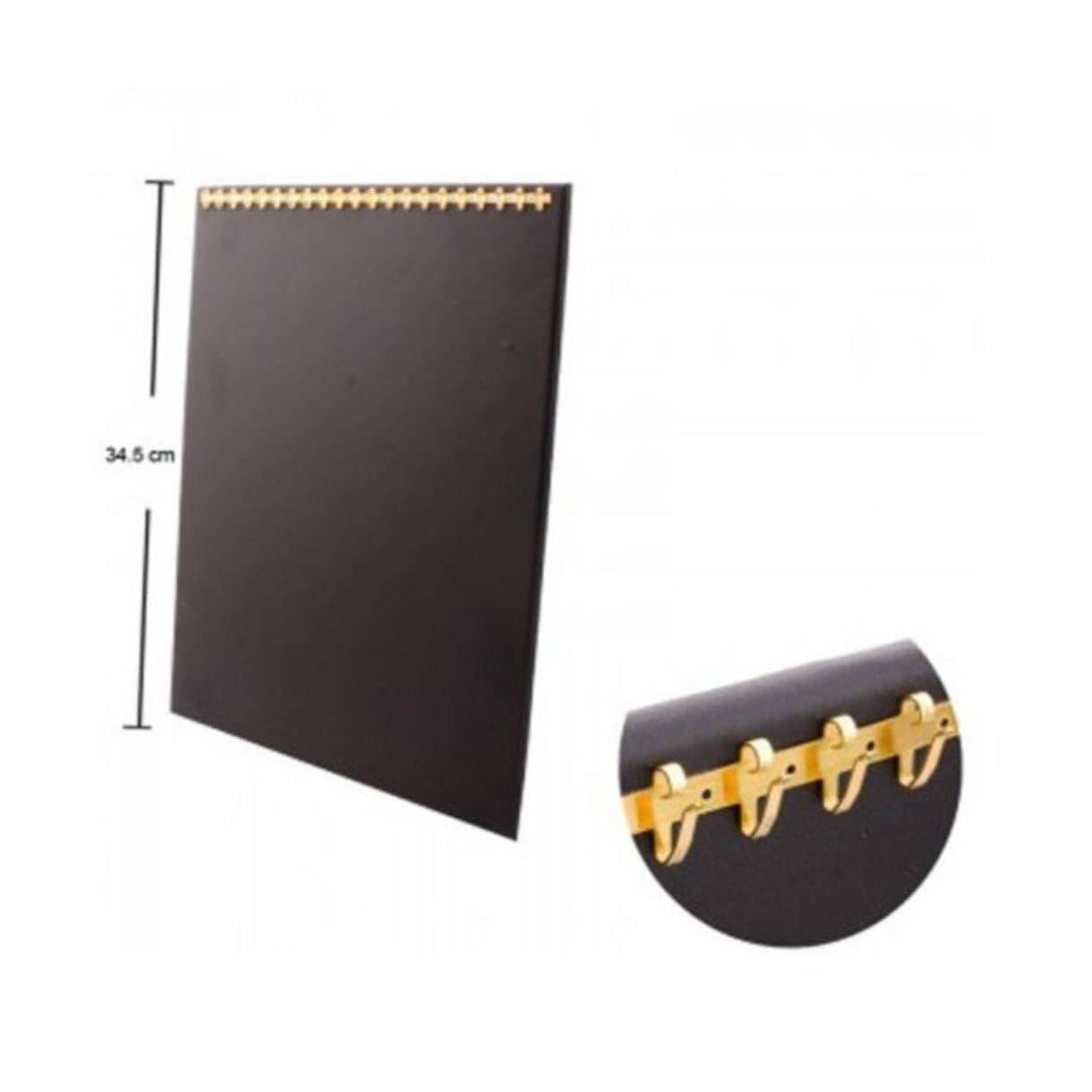 Chain Display Unit Black, with dimensions