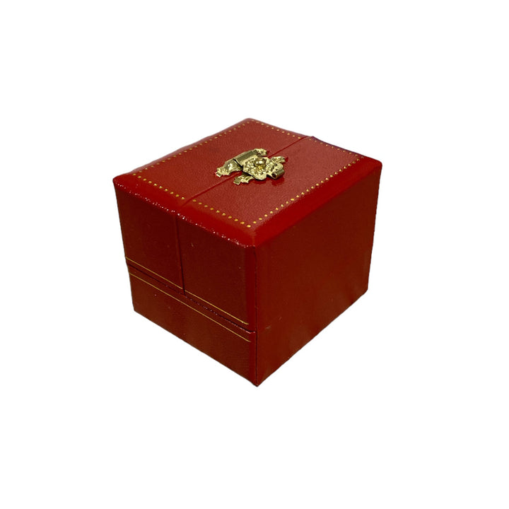 Double Door Ring Box Red - BOX FOR BRITAIN