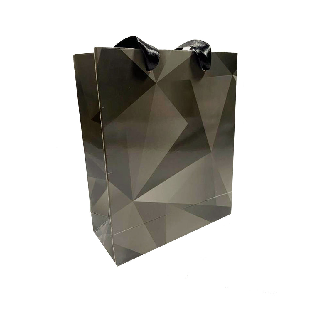Gloss Laminated Marble Effect, Ribbon Handle Paper Bags - BOX FOR BRITAIN
