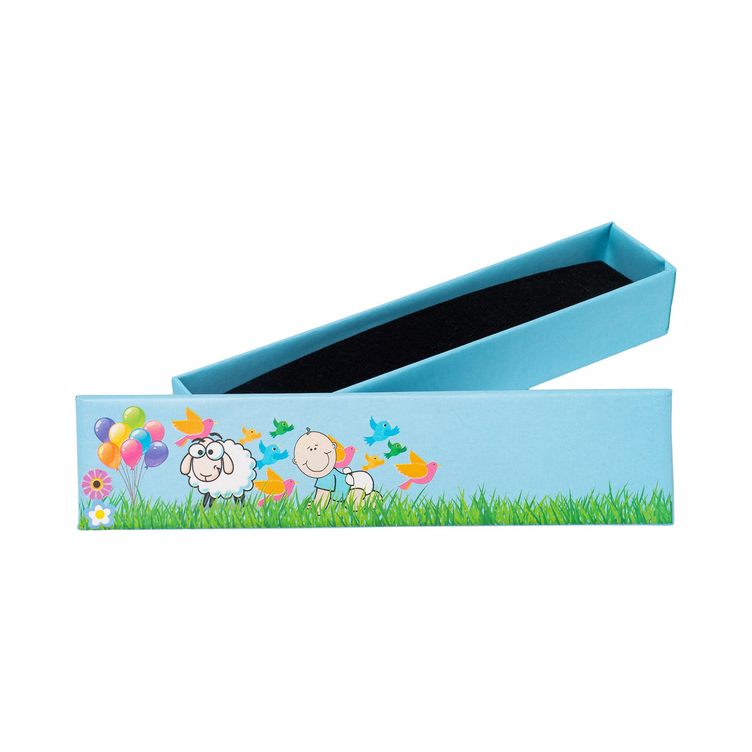 Kids Bracelet Box Turquoise - BOX FOR BRITAIN