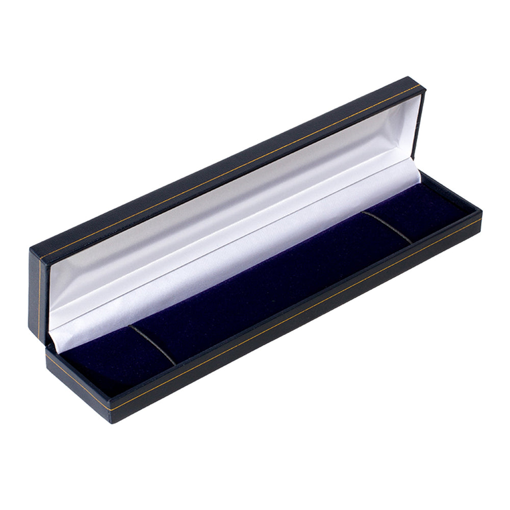 Leatherette Bracelet Box Blue - BOX FOR BRITAIN