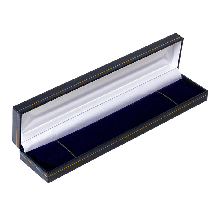 Leatherette Bracelet Box Blue - BOX FOR BRITAIN