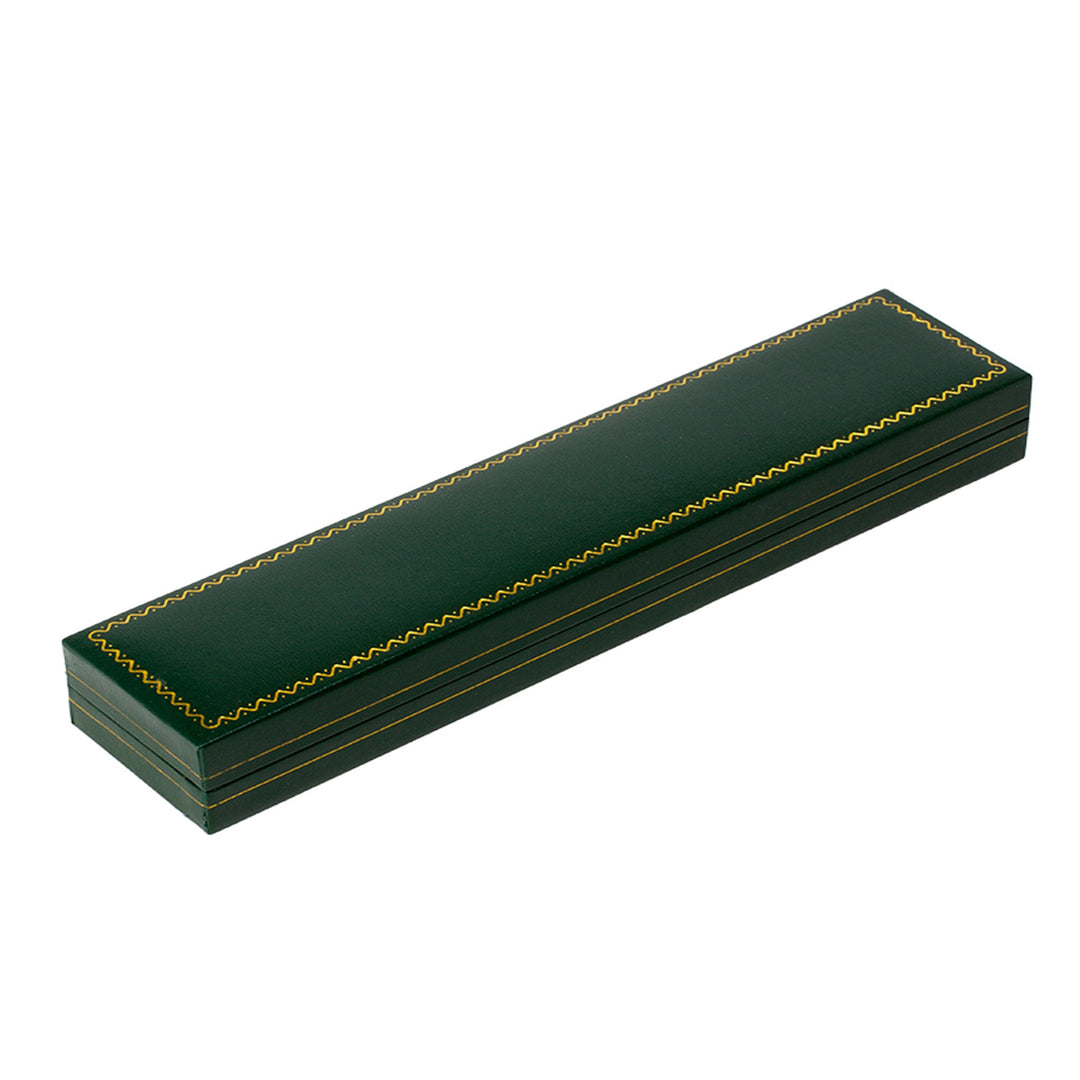 Leatherette Bracelet Box Green - BOX FOR BRITAIN
