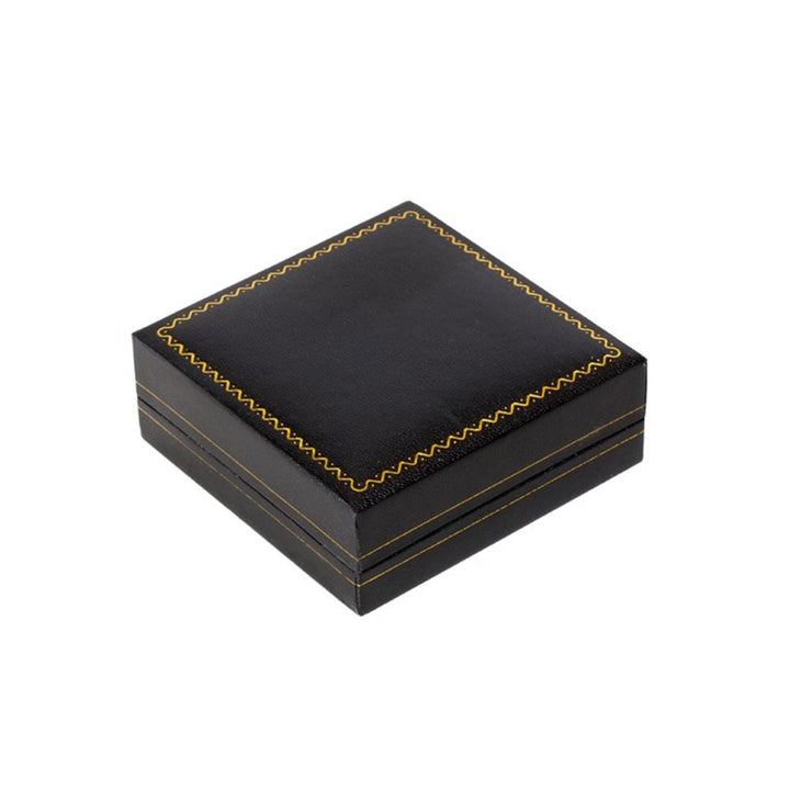 Leatherette C-Clip Bangle Box Black - BOX FOR BRITAIN