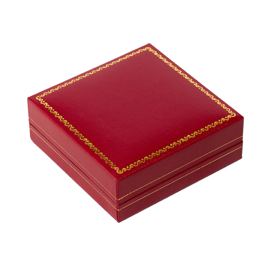 Leatherette C-Clip Bangle Box Red - BOX FOR BRITAIN