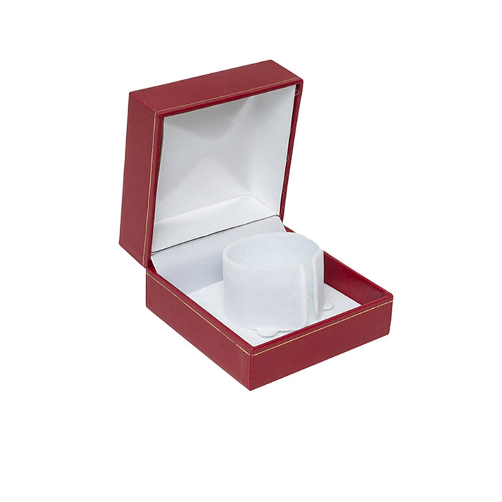 Leatherette Deep Bangle Box Red - BOX FOR BRITAIN
