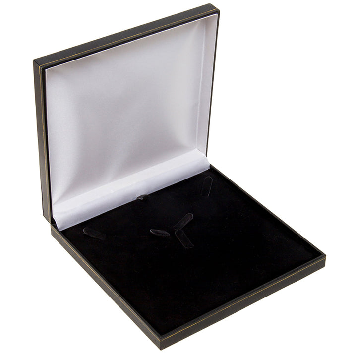 Leatherette Set Box Large Black - BOX FOR BRITAIN