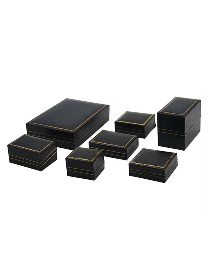 Leatherette Set Box Large Black - BOX FOR BRITAIN