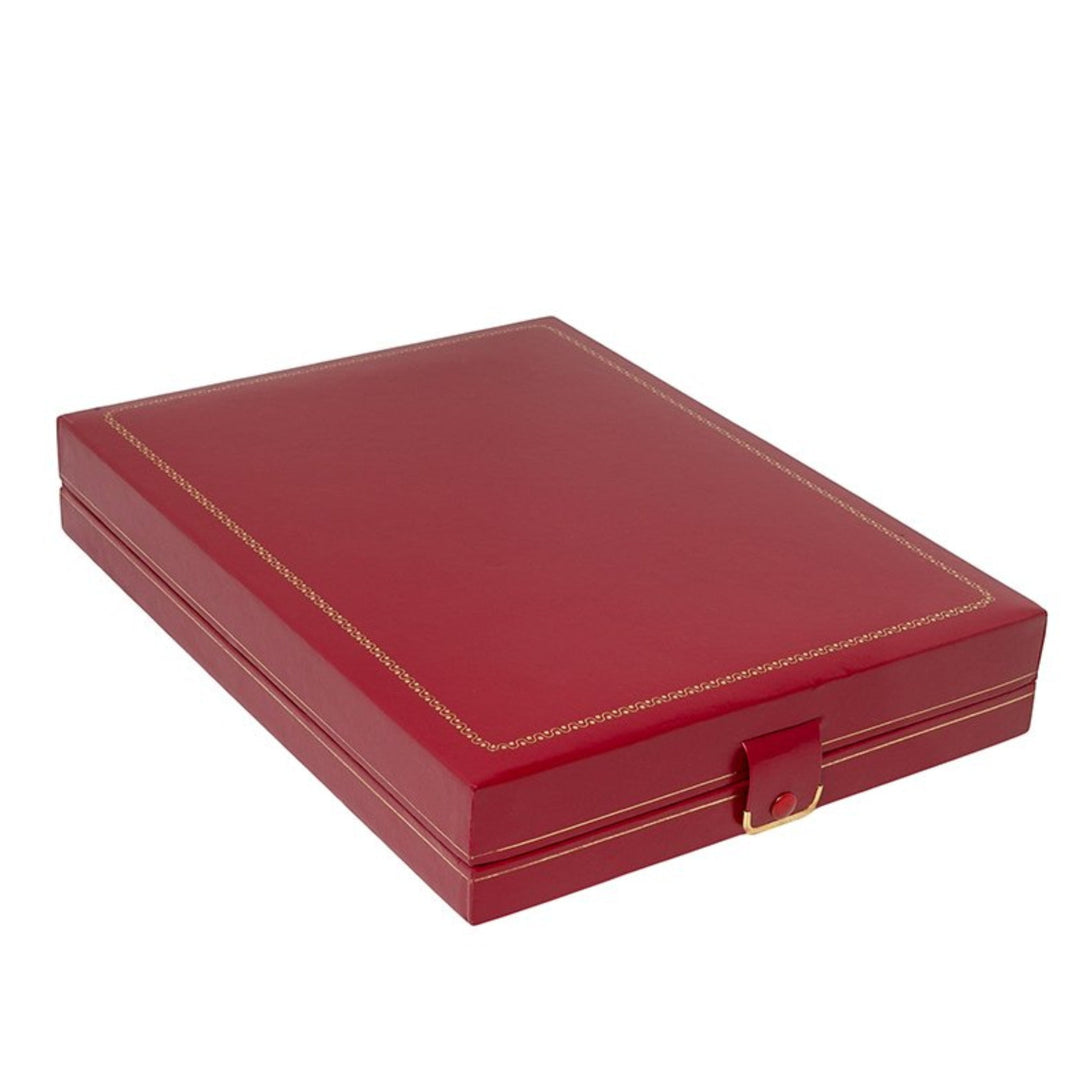 Leatherette Set Box XX Large With Double Bangle - BOX FOR BRITAIN