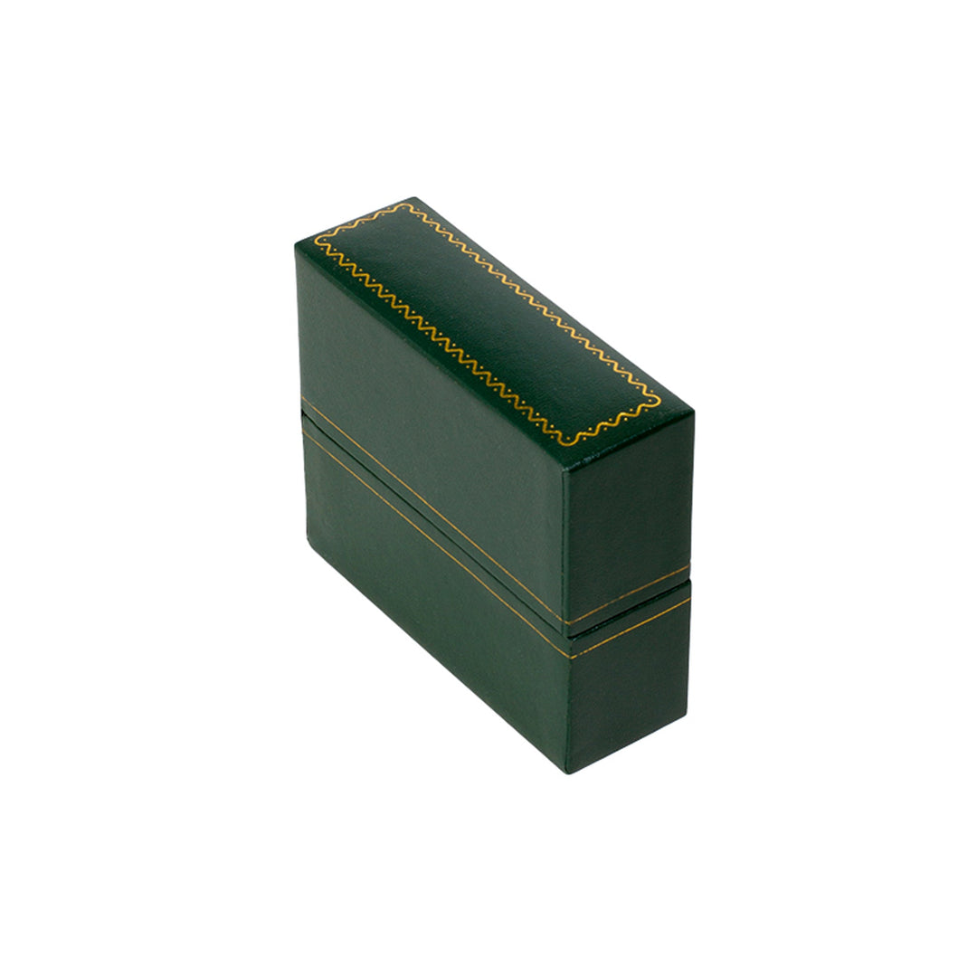 Leatherette Slim Bangle Box Green - BOX FOR BRITAIN