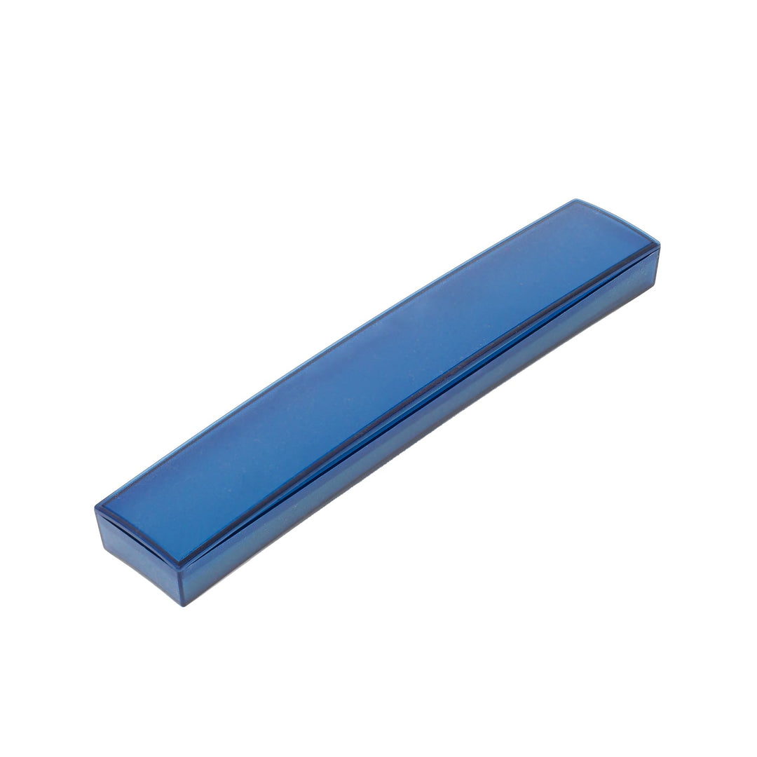 Lift off Lid Blue Plastic Brcalet Box - BOX FOR BRITAIN