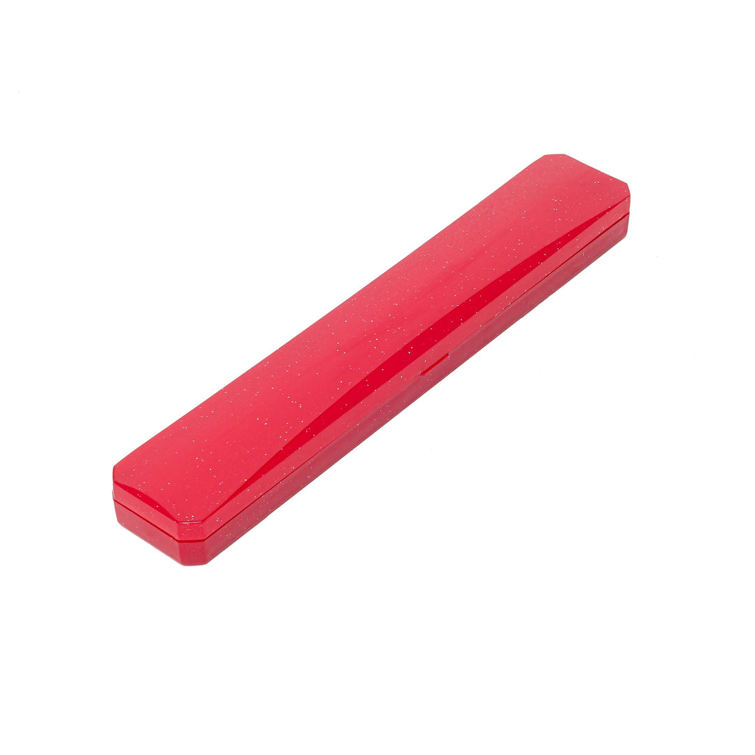 Lift off Lid Red Plastic Brcalet Box - BOX FOR BRITAIN