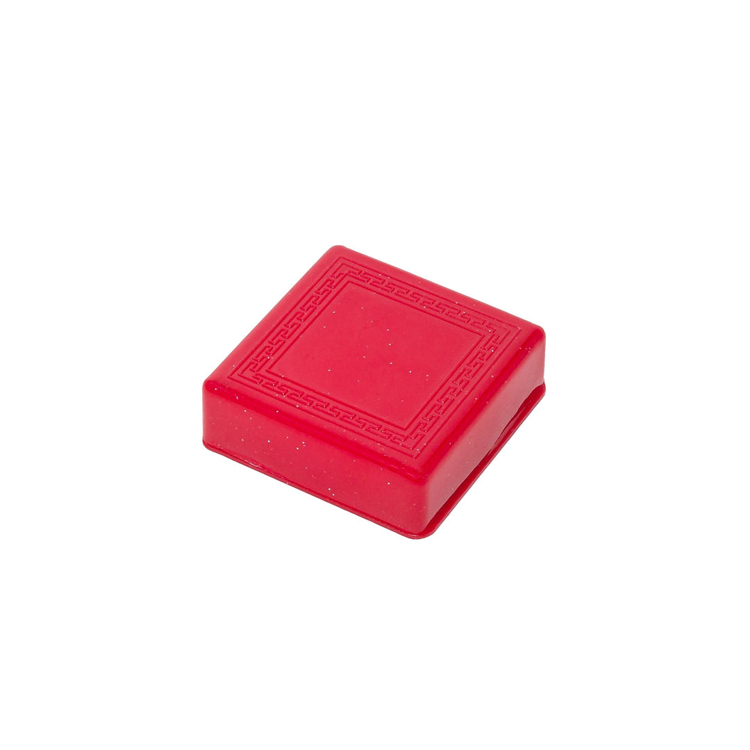 Lift off Lid Red Plastic Pendant Box - BOX FOR BRITAIN