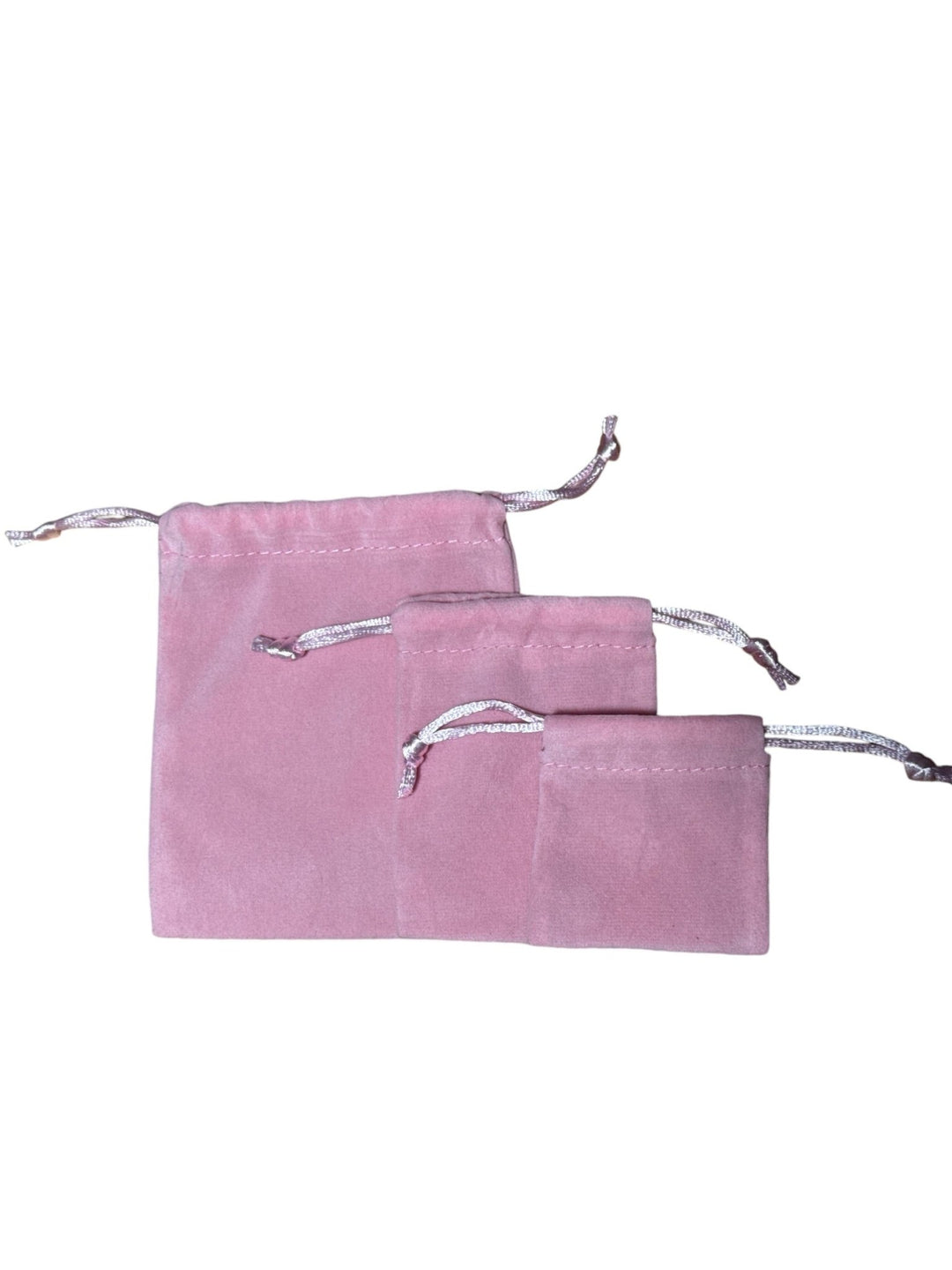 Pink Velvet Drawstring Pouch - BOX FOR BRITAIN