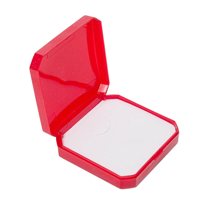 Red Plastic Small Set Box with Hinge - BOX FOR BRITAIN