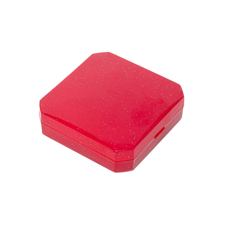 Red Plastic Small Set Box with Hinge - BOX FOR BRITAIN