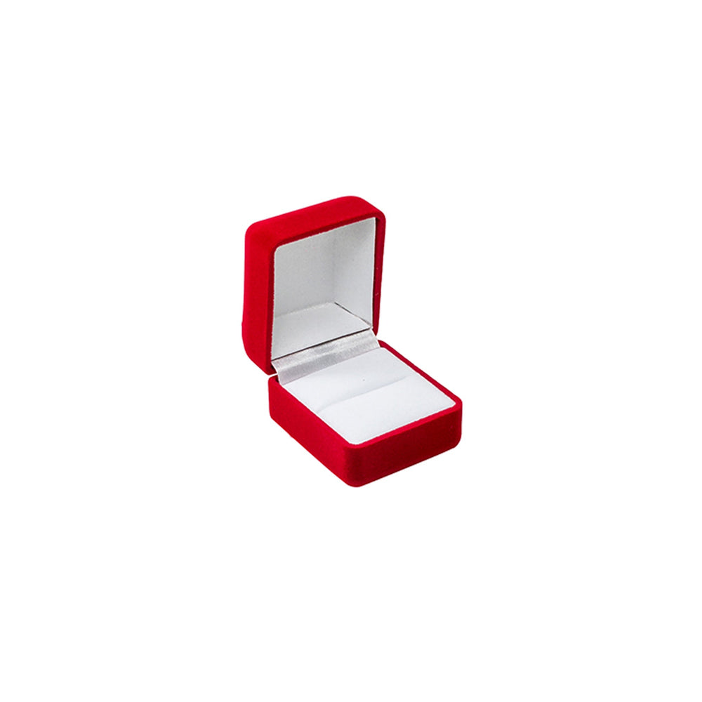 Red Velvet Ring Box - BOX FOR BRITAIN