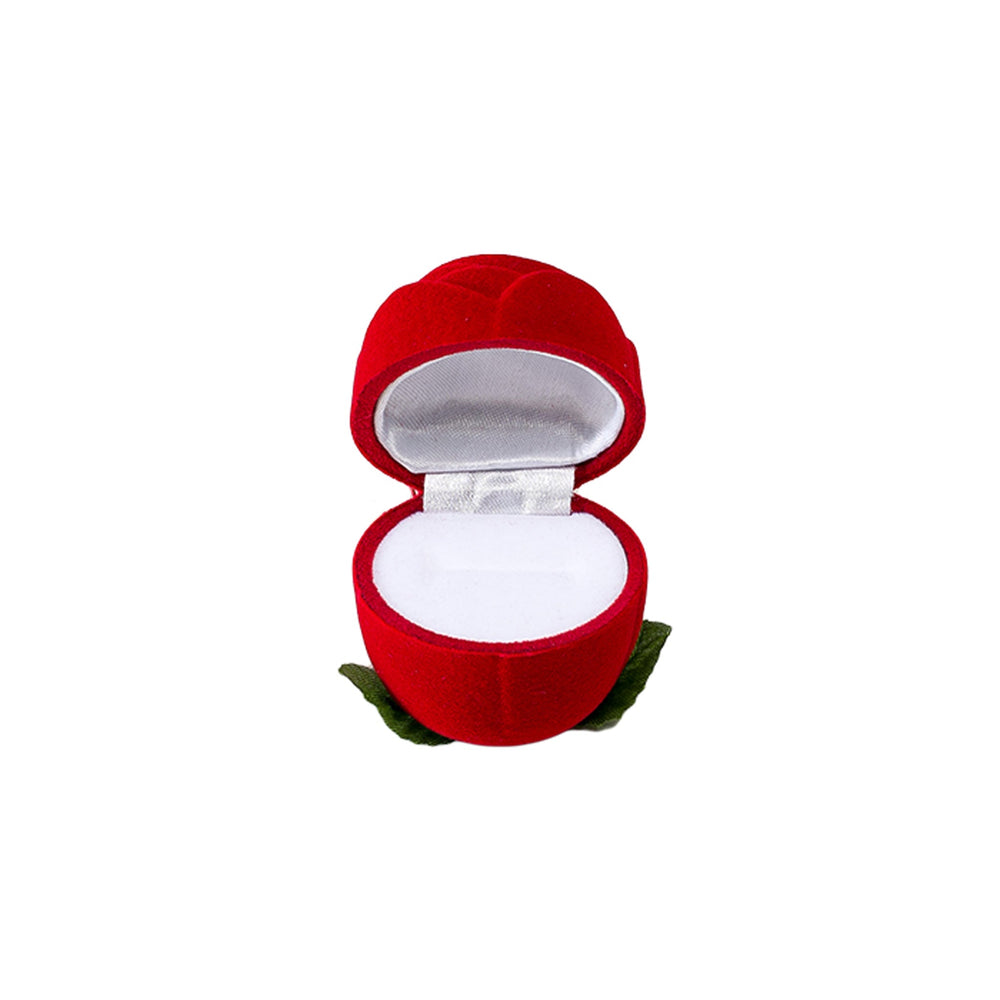 Red Velvet Rose Ring Box - BOX FOR BRITAIN