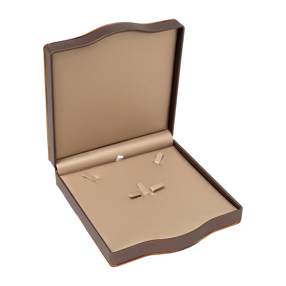 Rose Gold Trim Set Box Brown - BOX FOR BRITAIN