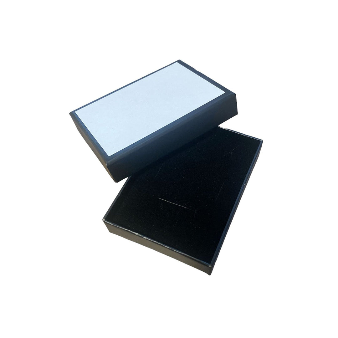 Slim Necklace Box Black and White - BOX FOR BRITAIN