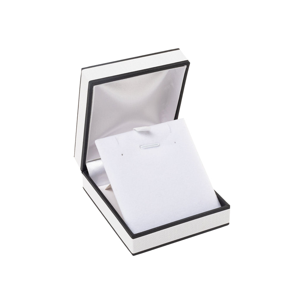 White and Black Pendant Necklace Box - BOX FOR BRITAIN