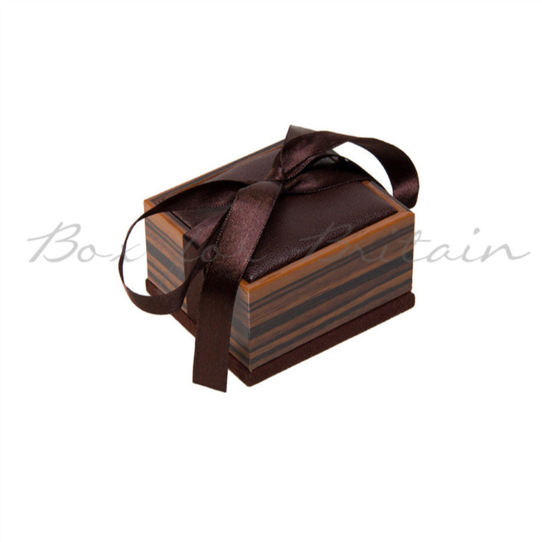 Wooden Double Ring Box - BOX FOR BRITAIN